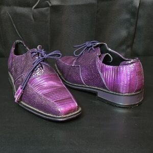 Men's Purple Dress Shoes
